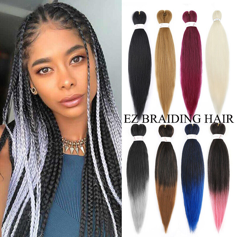 24 Long Jumbo Hair Extension Highlights Braiding Hair Plain Box Braid For  Human