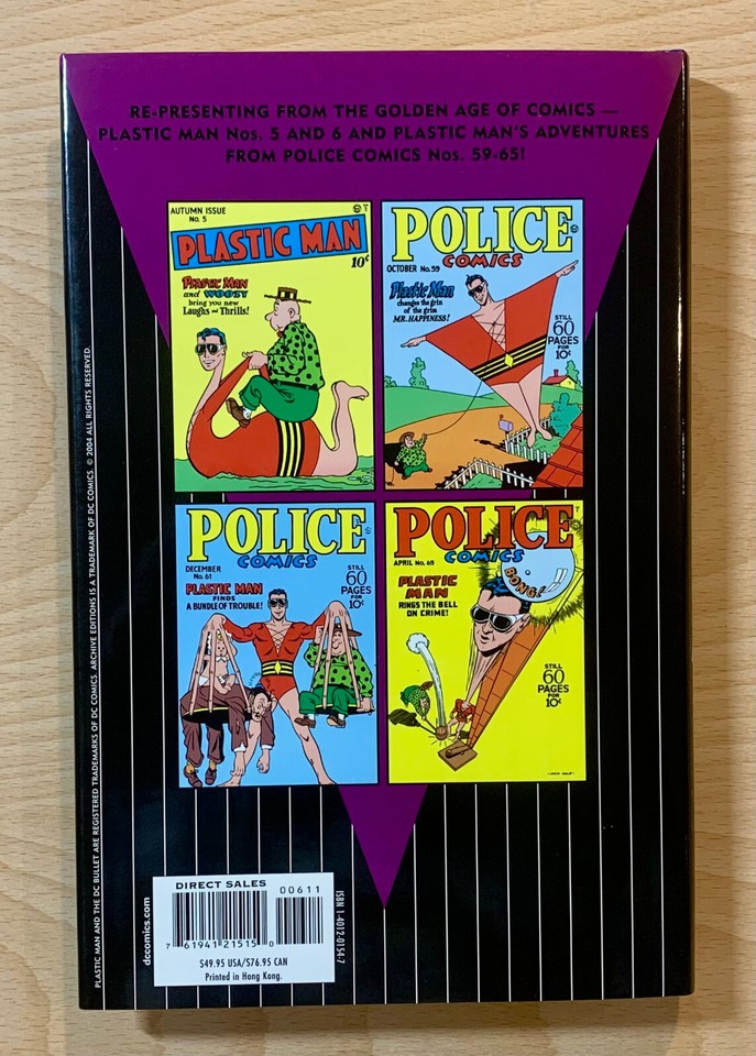 DC Archive Editions The Plastic Man Archives Volume 6 eBay