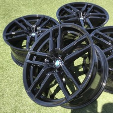 BMW M810 RIMS OEM STOCK BLACK SET 4 WHEELS F90 F93 F92 F91 M8 M5 GEUINE 8089566