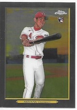 2020 Topps Update Baseball Turkey Red '20 Chrome RC Shogo Akiyama Reds