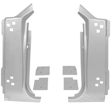 1967 1968 Mustang Door A-Pillar Panels Hinge Mounting Kit 6 Pieces Set Dynacorn