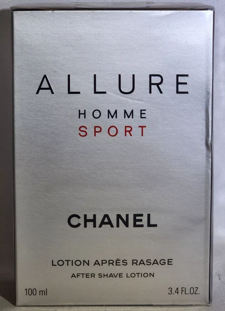 allure homme by chanel for men, after shave lotion, 3.4 ounce