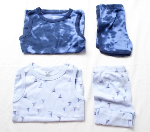 Carter's Baby Boy's 4-Piece 100% Snug Fit Cotton Pajamas AW5 Multicolor Size 24M