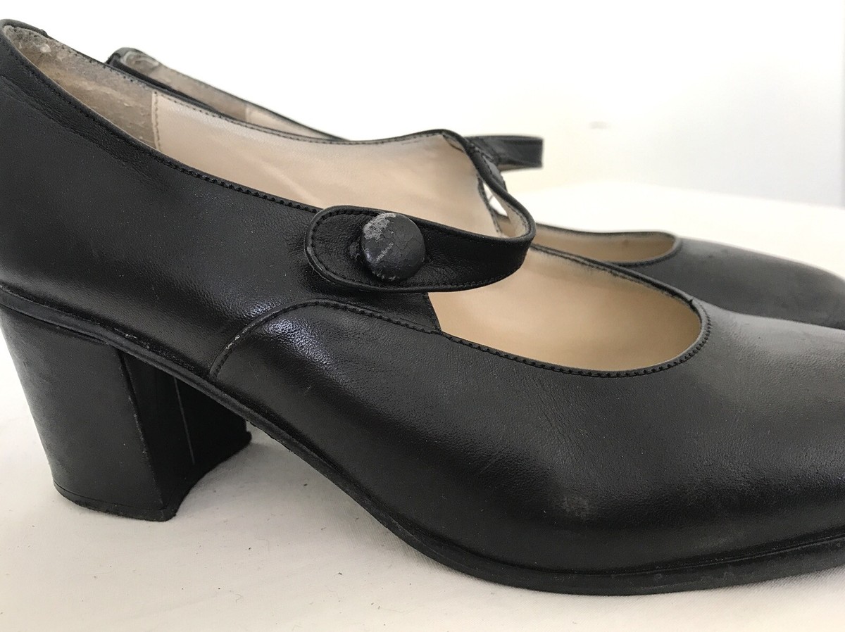 Chaussures Vintage Ravel - Talons Bleus En Cuir - Taille EU 38 (UK 5) - Occasion