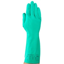 (12 Pair) Ansell Solvex 37-175 Nitrile Comfortable Chemical Resistant Gloves