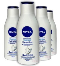 NIVEA Body Cream EXPRESS HYDRATION Moisturizer Lotion Crema Corporal 3.4oz-4Pack