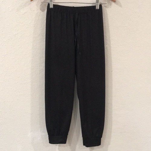 Sweet Girl M 8 Pants Black Jogger Jersey Comfy Loungewear Athleisure Made in USA