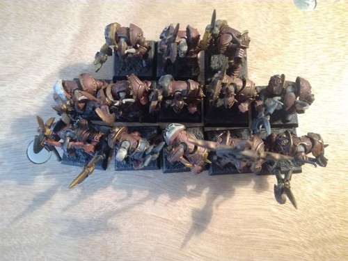 13 Warriors of Chaos Regiment, Vollkommando, BEMALT, Warhammer WFB - Bild 2 von 9