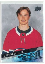 2020-21 Upper Deck Extended Cameron Hillis RC YoungGuns Montreal Canadiens #705