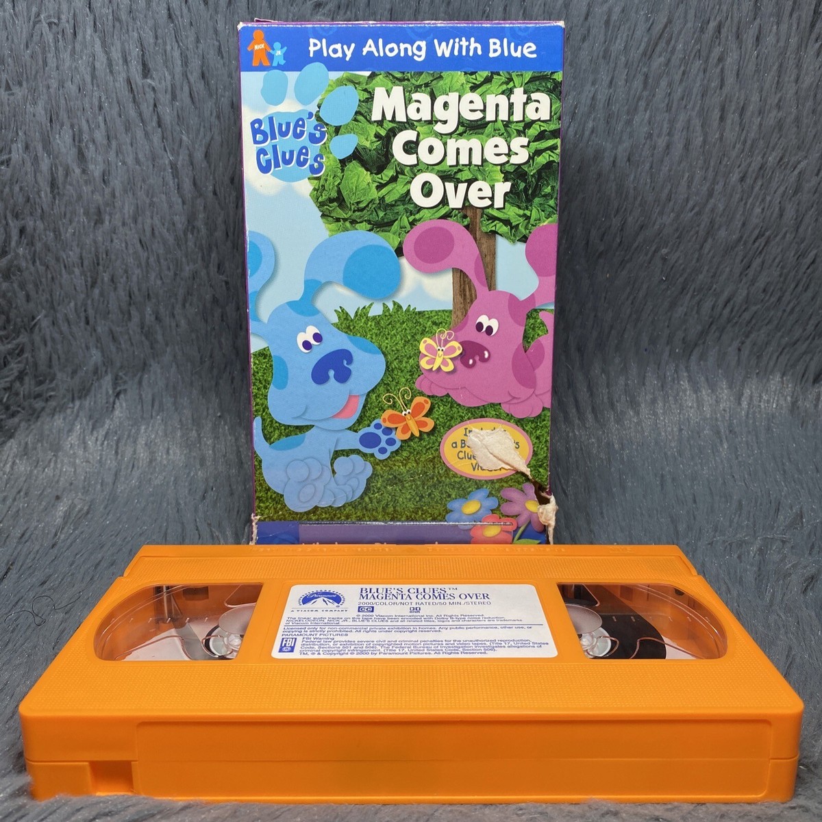 Blues Clues Magenta Comes Over VHS Tape 2000 Nick Jr Preschool
