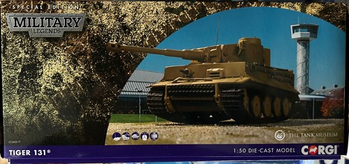 Corgi CC60517 Henschel Sd.Kfz.181 Tiger I sPzAbt 504, Red 131, Tunisia 1943 Ltd - Picture 2 of 7