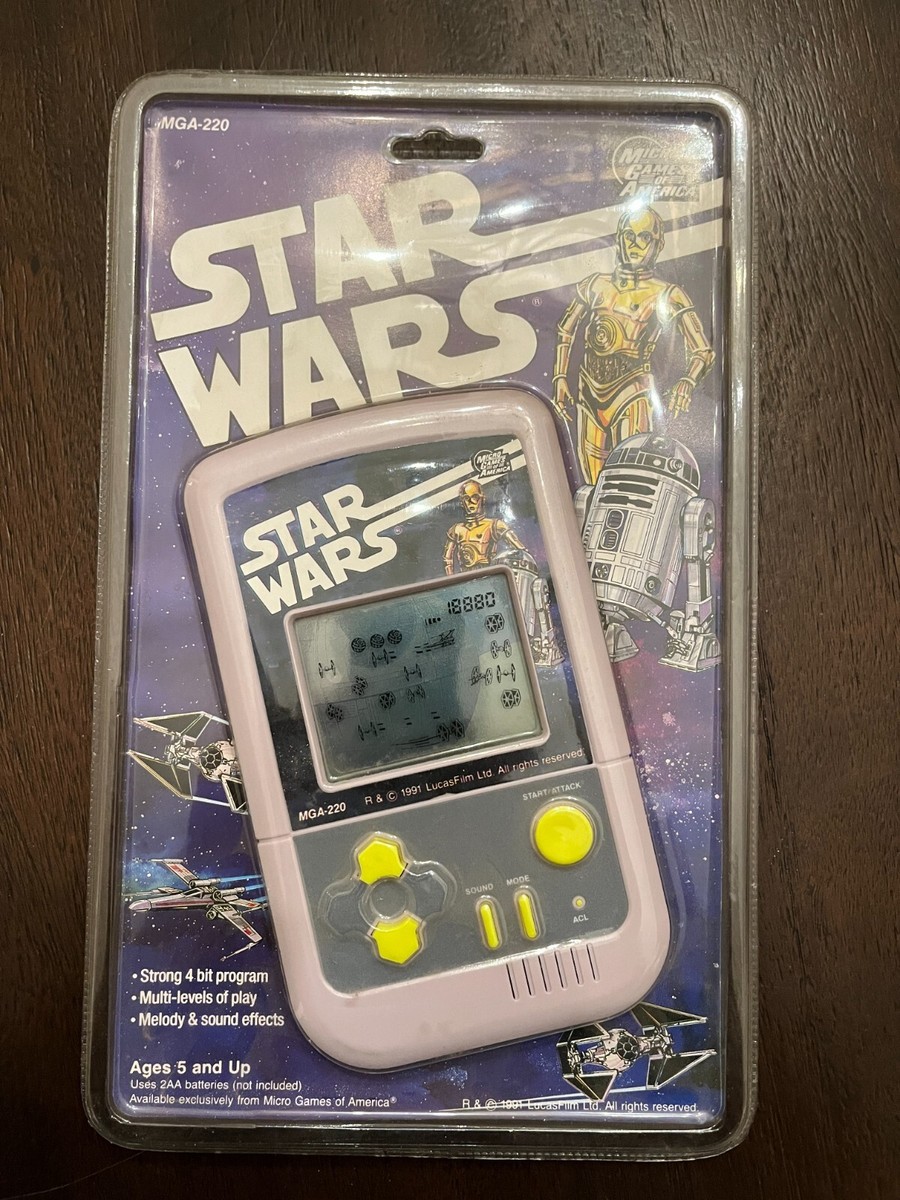 VINTAGE 1991 Micro Games of America STAR WARS Handheld Video Game