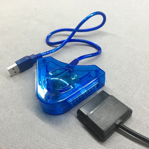 USB Game Controller Adapter Dual Port Controllers to PC USB Adaptor for PS1/for - Picture 2 of 8