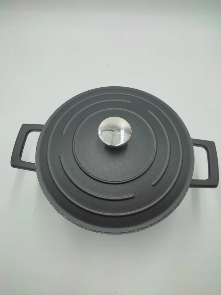 Auflaufform 20 cm Aluminium Masterclass MCMCRD20  Schwarz - Bild 3 von 4