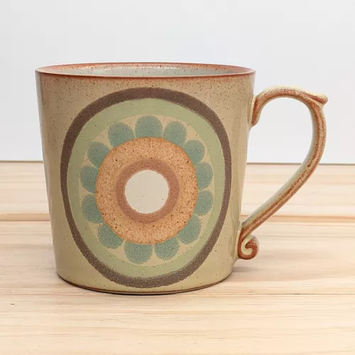 Vintage Denby Heritage Terrace Accent Large Mug Retro Floral Stoneware UK