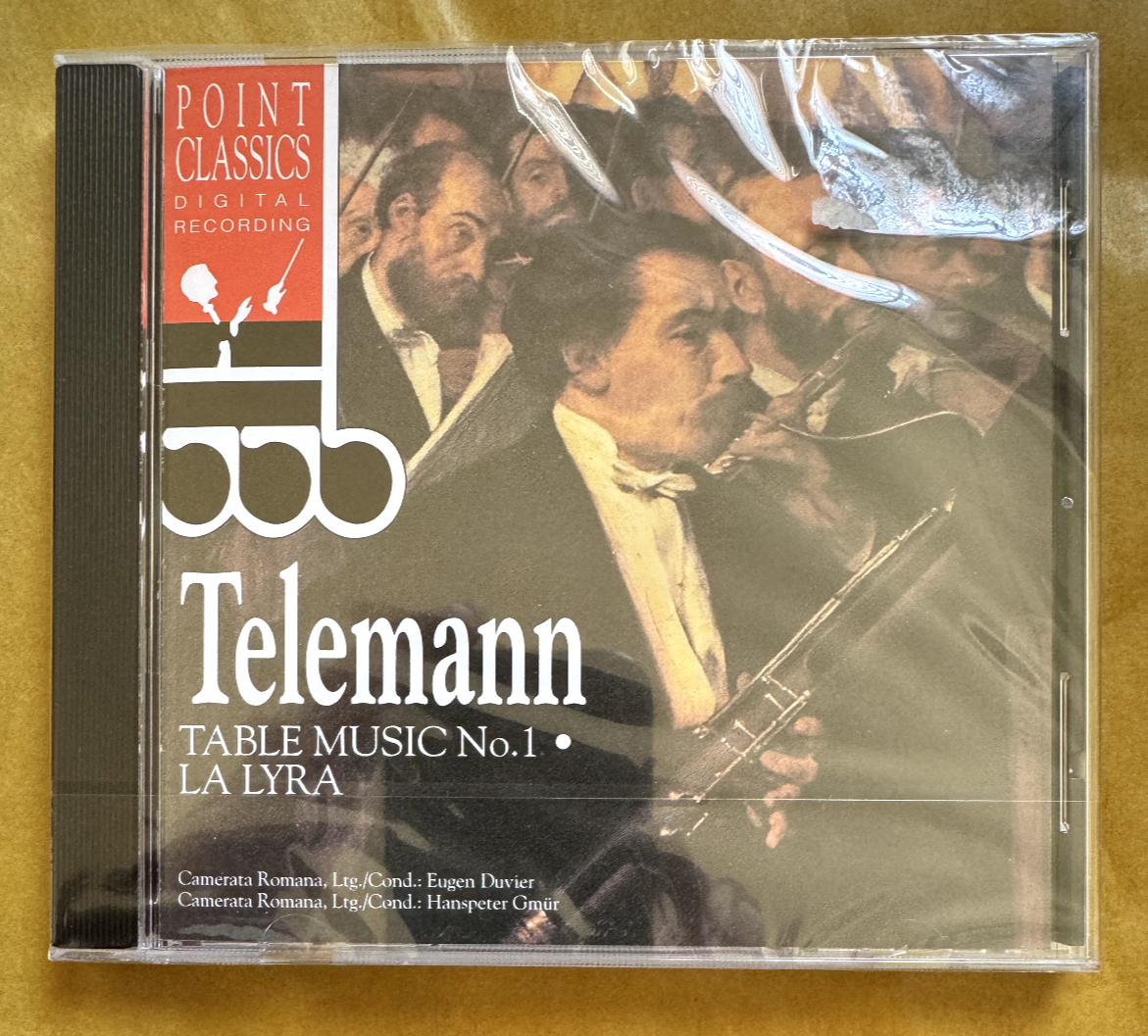 Telemann Table Music No. 1 La Lyra NEW SEALED CD