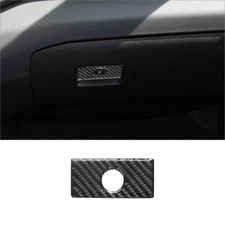 Carbon Fiber Interior Glove Box Handle Cover Trim For Nissan Altima