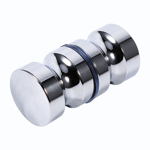 Türgriff Glastürknopf Bad Duschkabine Griff Aluminiumlegierung Duschtürknopf ♥✪ - Photo 6/9