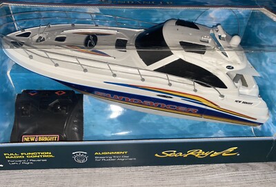 2007 New Bright Sea Ray Sundancer 48 R/C Boat no. 7185 NEW IN BOX