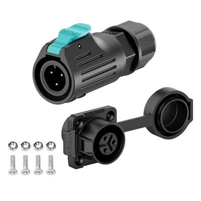 Ewlp12 Industrial Waterproof Connector Ip68 Quick Plugging Circular Connector Pb