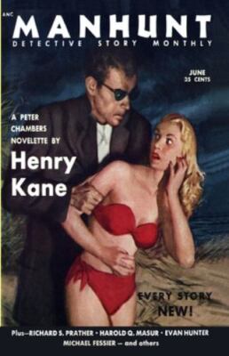 Manhunt, June 1953, Like New Used, Free shipping in the US