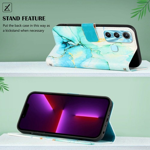 Flip Marble Leather Wallet Phone Case For Infinix Note 8 10 11 Hot 10 11 Zero X - 第 9/18 張圖片