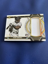 2021 Topps Triple Threads Single Jumbo Relics /48 Jesus Sanchez Rookie RC Miami