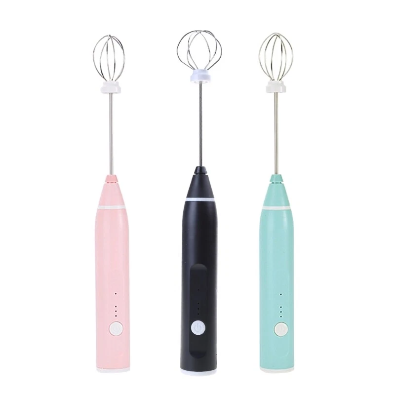 Milk Frother Handheld Rechargeable Whisk Drink Mixer Coffee Mixer for