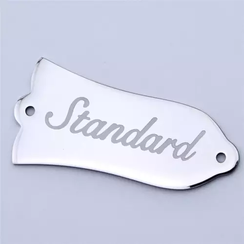 2 Hole Steel Guitar Truss Rod Cover Plate "Standard" Bell-Shape For Gib LP/SG