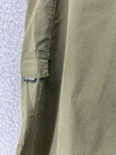 Vintage Y2K Prana Pants Women Large belted Relaxed Straight Hiking Cargo pocket - Picture 6 of 10