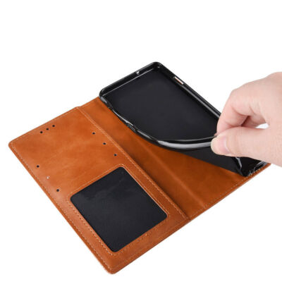 HualuBro Leder-Hülle Für Motorola Moto G Pro – Flip Case Mit Kartenfächern & Ständerfunktion