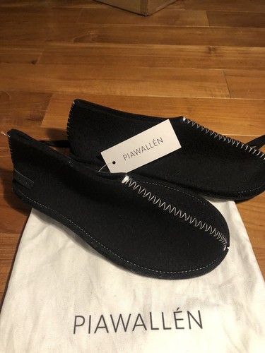 PIAWALLEN Wool Slippers Black Size S (EU 36) - Picture 7 of 8