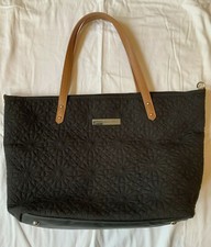 Petunia pickle bottom black Quilted Diaper bag