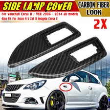 Carbon Fiber Blinkerrahmen Signalblenden Für Opel Vauxhall/Astra H Corsa D E VXR