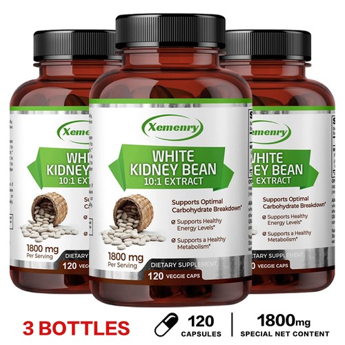 Weiße Kidneybohnen – Gewichtsverlust,Fett- und Kohlenhydratblocker,Appetitzügler - Bild 11 von 12