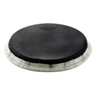 Bongo Drumhead, Tucked, 7.15” SKYNDEEP BLACK CALFSKIN GRAPHIC-M9-0715-S4-SD009.