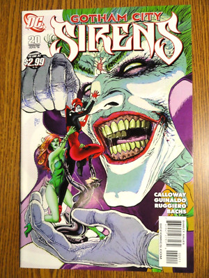 Gotham Stadt Sirens #20 Joker Abdeckung Poison Efeu Harley Quinn Catwoman 1st