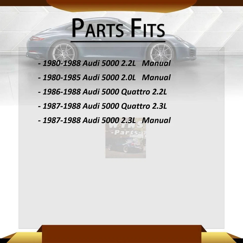 2X JUNTAS CV DELANTERAS EJE AUDI 5000 1980 1981 1982 1983 1984 1985 1986 Foto 2 de 3