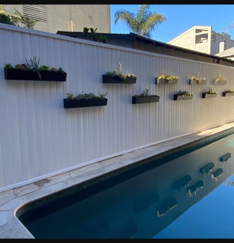 36" Wall Hanging Metal Planter Boxes - Picture 2 of 6