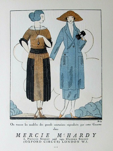 VERLAINE lingerie - Mercie McHardy mode Gazette du Bon Ton 1920 Anciennes pubs - Picture 2 of 9