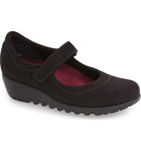 Munro Pia Mary Jane Walking Wedge Women's Shoes, Size 8N, Black, NEW $209 | eBay