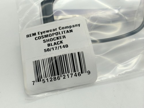 COSMOPOLITAN Eyeglasses Frames Glasses - SHOCKER, BLACK (50-17-140) - Picture 3 of 9