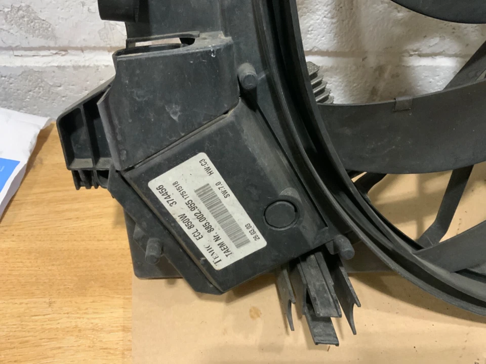 Ventilador de ar condicionado CA MERCEDES BENZ E320 CDI W211 2115000493 850W - Imagem 3 de 4