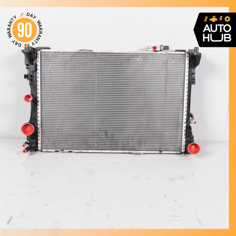 12-16 Mercedes R172 SLK250 Motor Refrigeración Radiador Aire A/C Condensador OEM 89k Foto 2 de 4