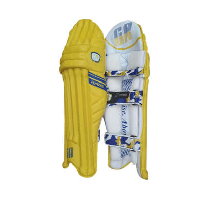 GA Players Yellow Cricket Batting Pads