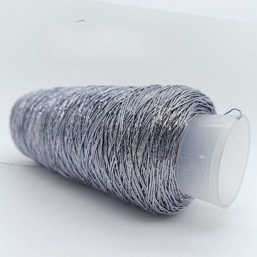 200g Sparkling Metallic Crochet Yarn 1mm Shiny Woven Wire Kniting Thread Sew DIY - Picture 13 of 29