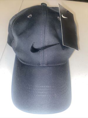 Nike Dri-Fit Golf Adjustable Swoosh Hat Anthracite/Black With