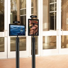 6 Pcs Sign Display Holder Double Sided Sign Poster Frame A4 Size 8.6 12.6inch