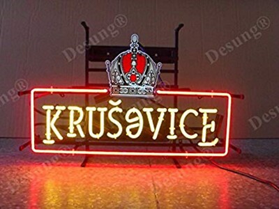 20''x16'' Krusovice Imperial Pilsner Prague Czech Neon Sign Light Visual L1368