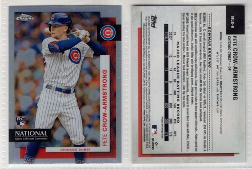 2024 Topps Chrome NSCC National Convention MLB-9 Pete Crow-Armstrong Refractor